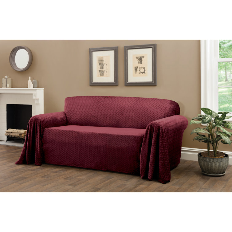 Primrue Box Cushion Sofa Slipcover Wayfair Canada